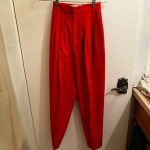 Vintage Alan G slacks size 4 colour red